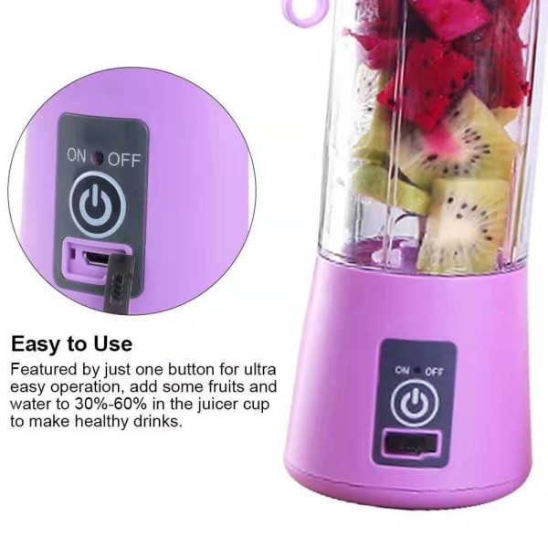 6 Blade Fruit Juicer 380ml 6