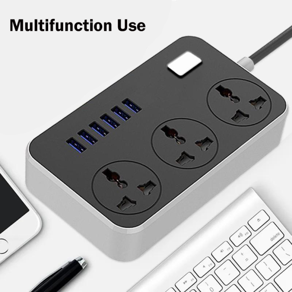 Extension Socket 2m (6 USB 3 Socket) 3