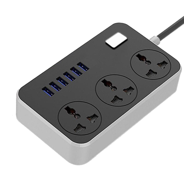 Extension Socket 2m (6 USB 3 Socket) cover