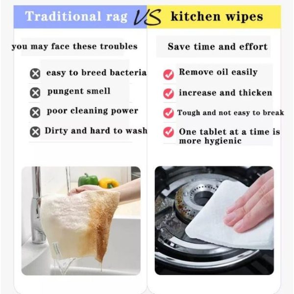 Kitchen Cleaning Wipes 80pcs 2