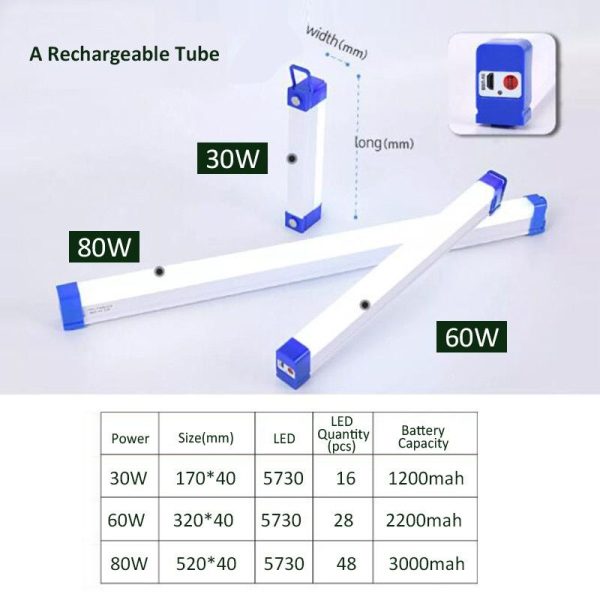 LED Rechargable Tube 5